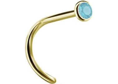 GD 316 JEWELLD NOSE STUD BENT sfera 2.35mm