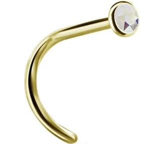 GD 316 JEWELLD NOSE STUD BENT sfera 2.35mm