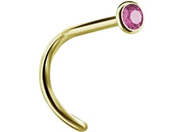 GD 316 JEWELLD NOSE STUD BENT sfera 2.35mm