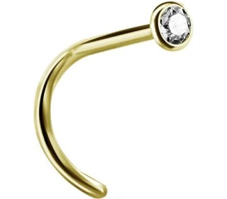 GD 316 JEWELLD NOSE STUD BENT sfera 2.35mm