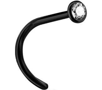 BK 316 JEWELLD NOSE STUD BENT sfera 2.35mm