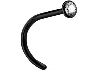 BK 316 JEWELLD NOSE STUD BENT sfera 2.35mm