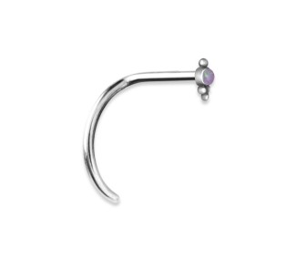 OPAL NOSESTUDS CURVED 0,8mm mod. 25