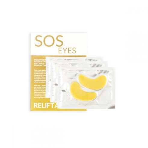 Patch Occhi Idratante-Anti borse-Antiage - SOS Eyes - 3pz.
