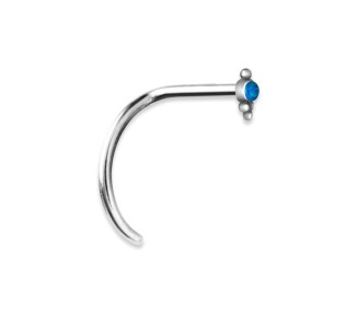 OPAL NOSESTUDS CURVED 0,8mm mod. 25