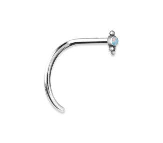 OPAL NOSESTUDS CURVED 0,8mm mod. 25