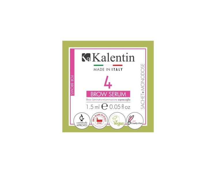 BROW SERUM - Bustina Monodose KALENTIN - 1.5ml kalentin BROW SERUM - Bustina Monodose KALENTIN - 1.5ml kalentin