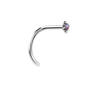 OPAL NOSESTUDS CURVED 0,8mm mod. 24
