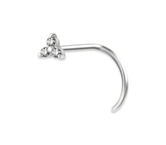 Trinity Curved Nose Stud