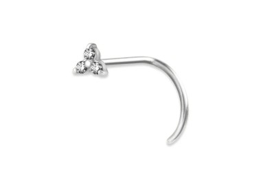 Trinity Curved Nose Stud