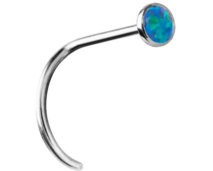 OPAL NOSESTUDS CURVED 0,8mm OPAL NOSESTUDS CURVED 0,8mm