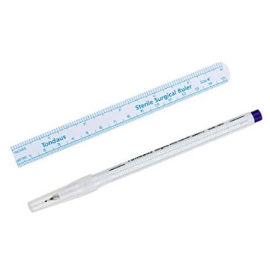 Pennarello Chirurgico VIOLA Sterile - 0.5 mm - con Righello