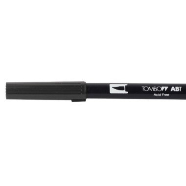 Tombow ABT Dual Brush Pen BLACK - N15