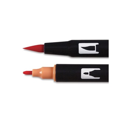 Tombow ABT Dual Brush Pen RUBINE RED - 755