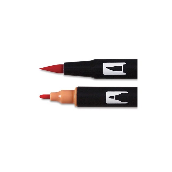 Tombow ABT Dual Brush Pen RUBINE RED - 755