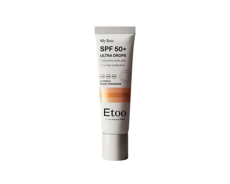 SPF 50+ ULTRA DROPS Etoo - Gocce Solari ad Altissima Protezione - 30ml etoo SPF 50+ ULTRA DROPS Etoo - Gocce Solari ad Altissima Protezione - 30ml etoo