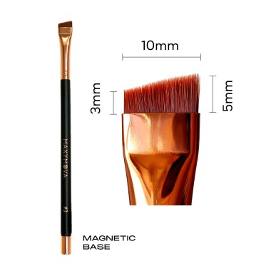 Pennello Magnetico Professionale N.3 per Laminazione e Henné - MAXYMOVA 2