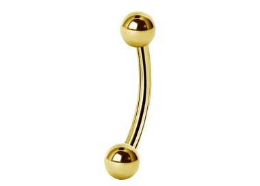 GD 316 CURVED EYEBROW BARBELLS