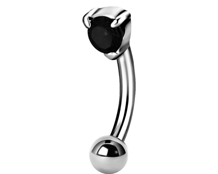STEEL JEWELLED EYEBROW BARBELLS STEEL JEWELLED EYEBROW BARBELLS