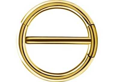 GD 316 DOUBLE NIPPLE CLICKER RING