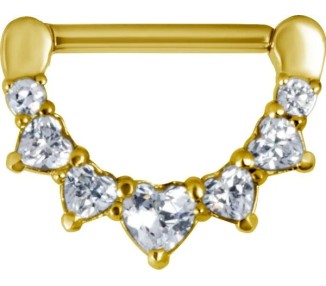 GD 316 JEWELLED NIPPLE CLICKER