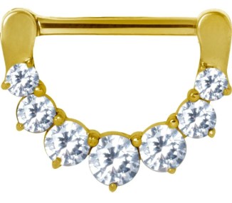 GD 316 JEWELLED NIPPLE CLICKER