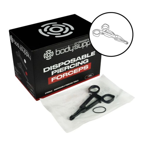 BodySupply Pinze Monouso Sterili Ovali Aperte - 20 pz