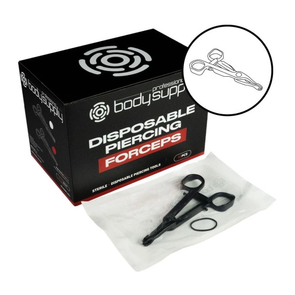 BodySupply Pinze Monouso Sterili Ovali Aperte - 20 pz