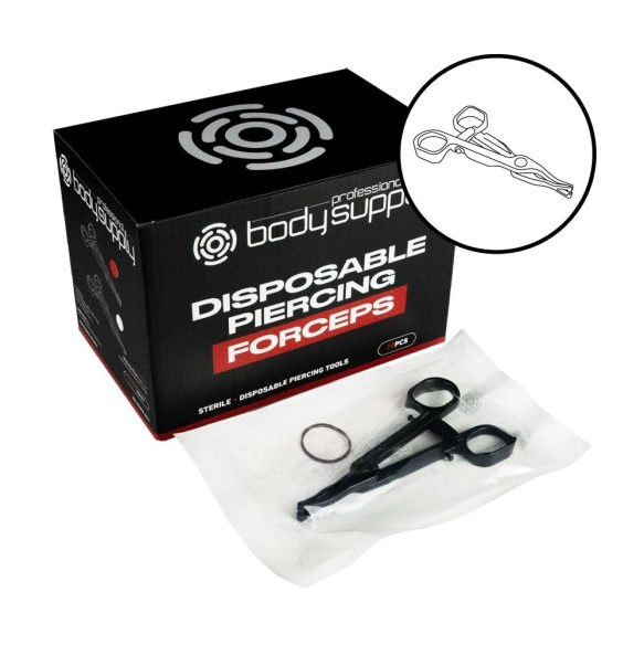 BodySupply Pinze Monouso Sterili Triangolari Aperte - 20 pz