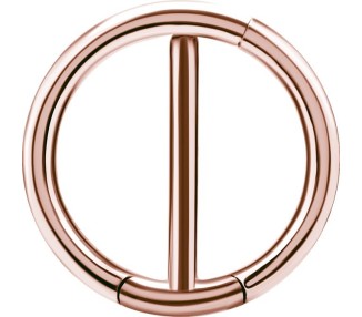 RG 316 DOUBLE NIPPLE CLICKER RING