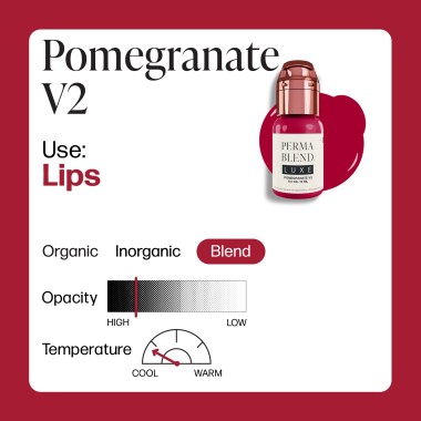 POMEGRANATE V2 - Perma Blend Luxe - 15ml - Pigmento PMU REACH 2