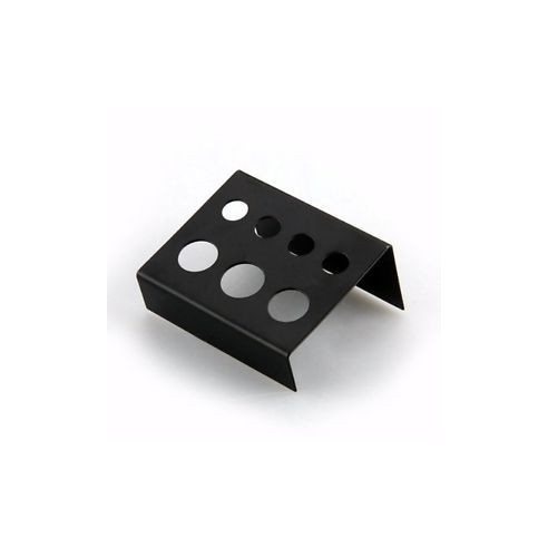 Porta Caps in Metallo Nero a 7 Cavità