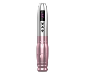 EZ Lola Air Pro - Silver Pink - Corsa Regolabile (2.0 - 3.3 mm) - Dermografo Wireless PMU Pen ez tattoo
