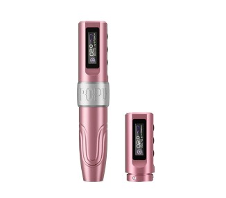Popu Mini Diva V2 Rosa - Corsa 3.0 mm - Dermografo Wireless PMU Pen ez tattoo