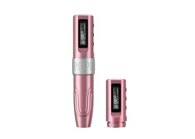 Popu Mini Diva V2 Rosa - Corsa 3.0 mm - Dermografo Wireless PMU Pen ez tattoo