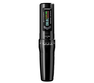 BRONC Siren - Corsa Regolabile (2.6 - 4.0 mm) - 2 batterie - Macchinetta Wireless Tattoo Pen bronc