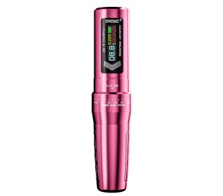 BRONC Siren - Corsa Regolabile (2.6 - 4.0 mm) - 2 batterie - Macchinetta Wireless Tattoo Pen bronc