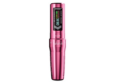 BRONC Siren - Corsa Regolabile (2.6 - 4.0 mm) - 2 batterie - Macchinetta Wireless Tattoo Pen bronc