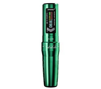 BRONC Siren - Corsa Regolabile (2.6 - 4.0 mm) - 2 batterie - Macchinetta Wireless Tattoo Pen bronc