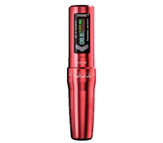 BRONC Siren - Corsa Regolabile (2.6 - 4.0 mm) - 2 batterie - Macchinetta Wireless Tattoo Pen bronc