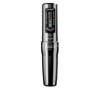 BRONC Siren - Corsa Regolabile (2.6 - 4.0 mm) - 2 batterie - Macchinetta Wireless Tattoo Pen bronc