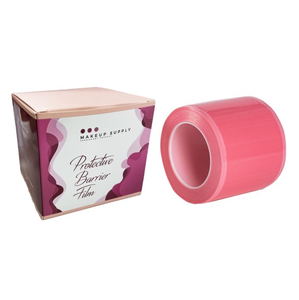 MakeUp Supply Barrier Film Rosa Adesivo - 10 x 15 cm - 1200 Strappi
