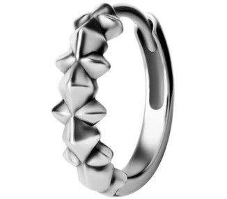 SS 316 HOOP EARRINGS (PAIR) mod. 09