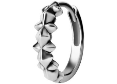 SS 316 HOOP EARRINGS (PAIR) mod. 09