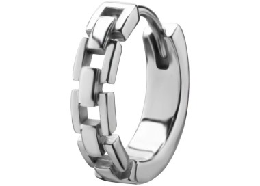 SS 316 HOOP EARRINGS (PAIR) mod. 07