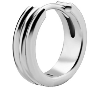 SS 316 HOOP EARRINGS (PAIR) mod. 05