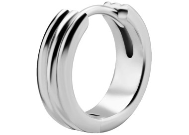 SS 316 HOOP EARRINGS (PAIR) mod. 05