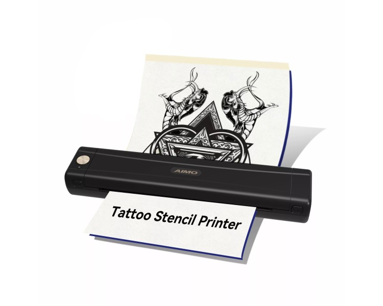 Stampante Termica per Stencil AIMO con Bluetooth - M08E-WS Tattoo Printer aimo Stampante Termica per Stencil AIMO con Bluetooth - M08E-WS Tattoo Printer aimo