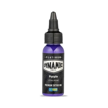 PURPLE - Dynamic Platinum Tattoo Ink - 30ml - Colore Tattoo REACH