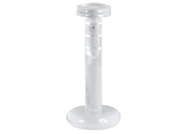 BIOPLAST int. CLEAR LABRET RETAINER head 2.5mm